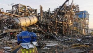Estado de la planta tras la explosión